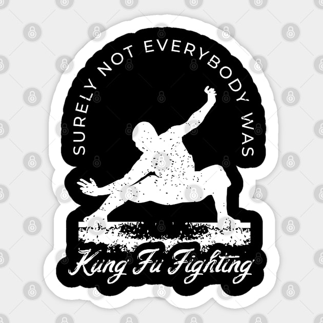 Fighter Design for a Martial Arts Lover Sticker by AlleyField